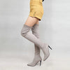 New High Heels Women Boots Over The Knee Fashion Black High