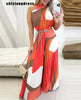 Summer Fashion Beach Style Floral Pleated Jumpsuit Women